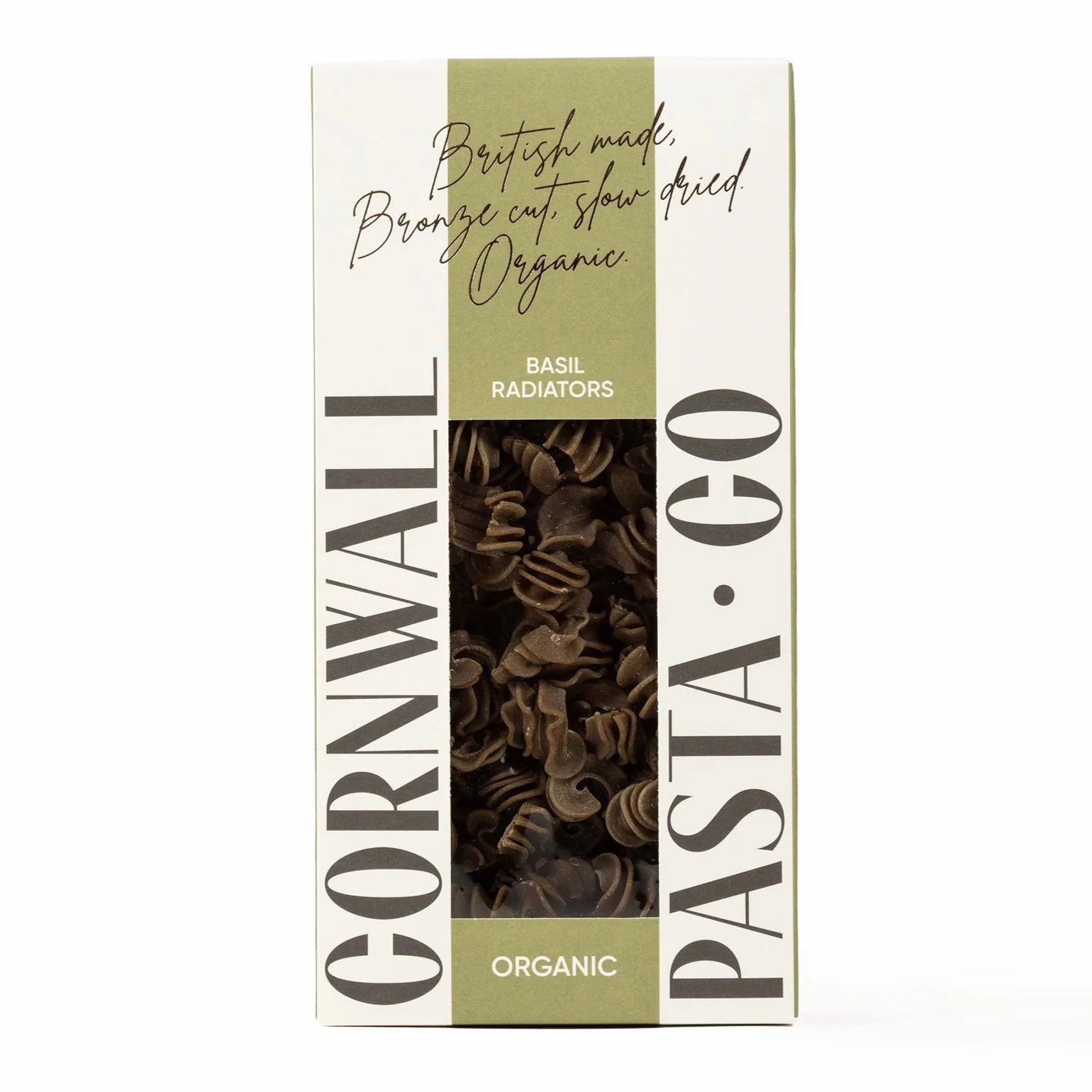 Organic Basil Radiators - Cornwall Pasta Co - 350g