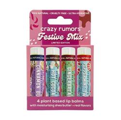 Festive Mix 4 lip balm set