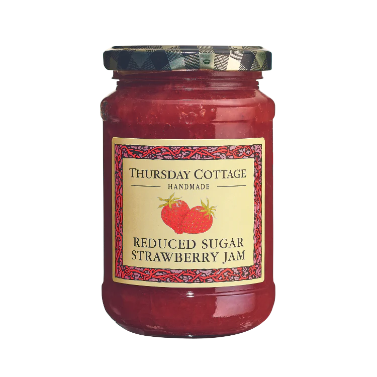 Reduced Sugar Strawberry Jam - Thursday Cottage - 315g