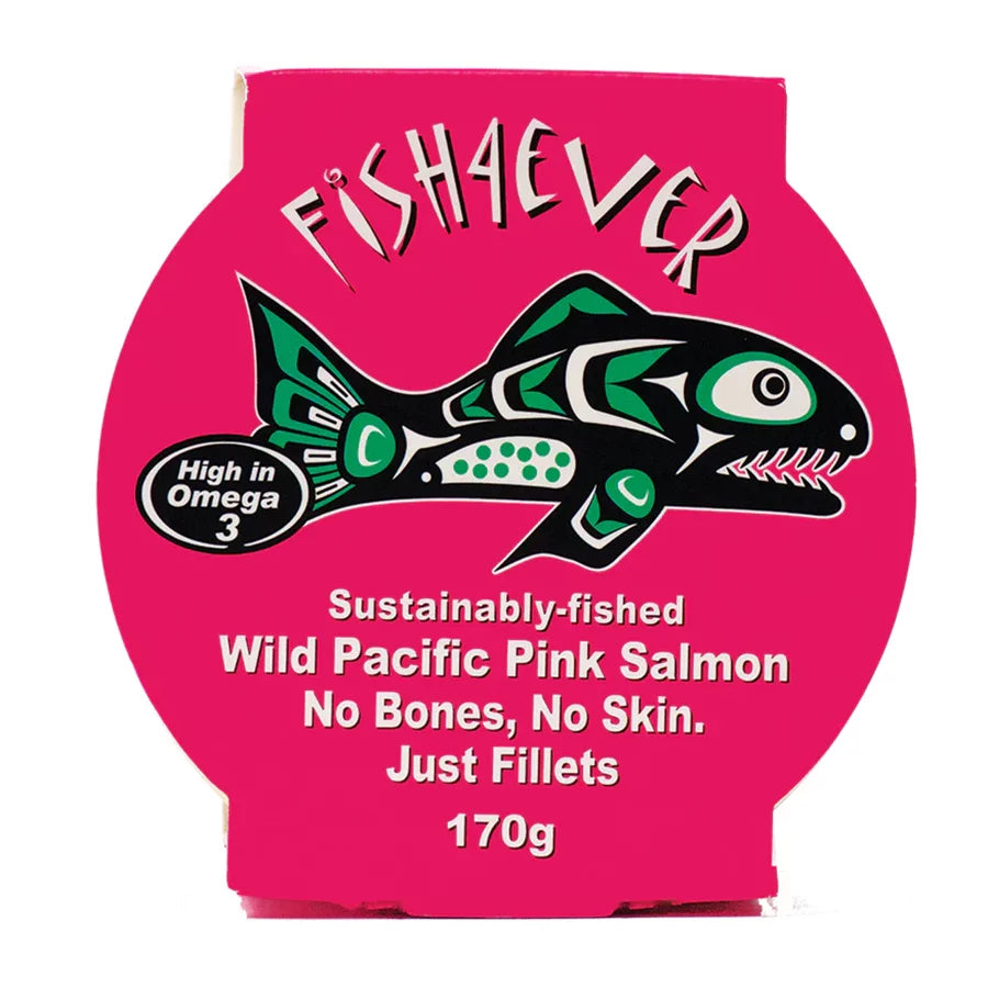 Wild Pacific filleted Pink Salmon - Fish4Ever - 170g