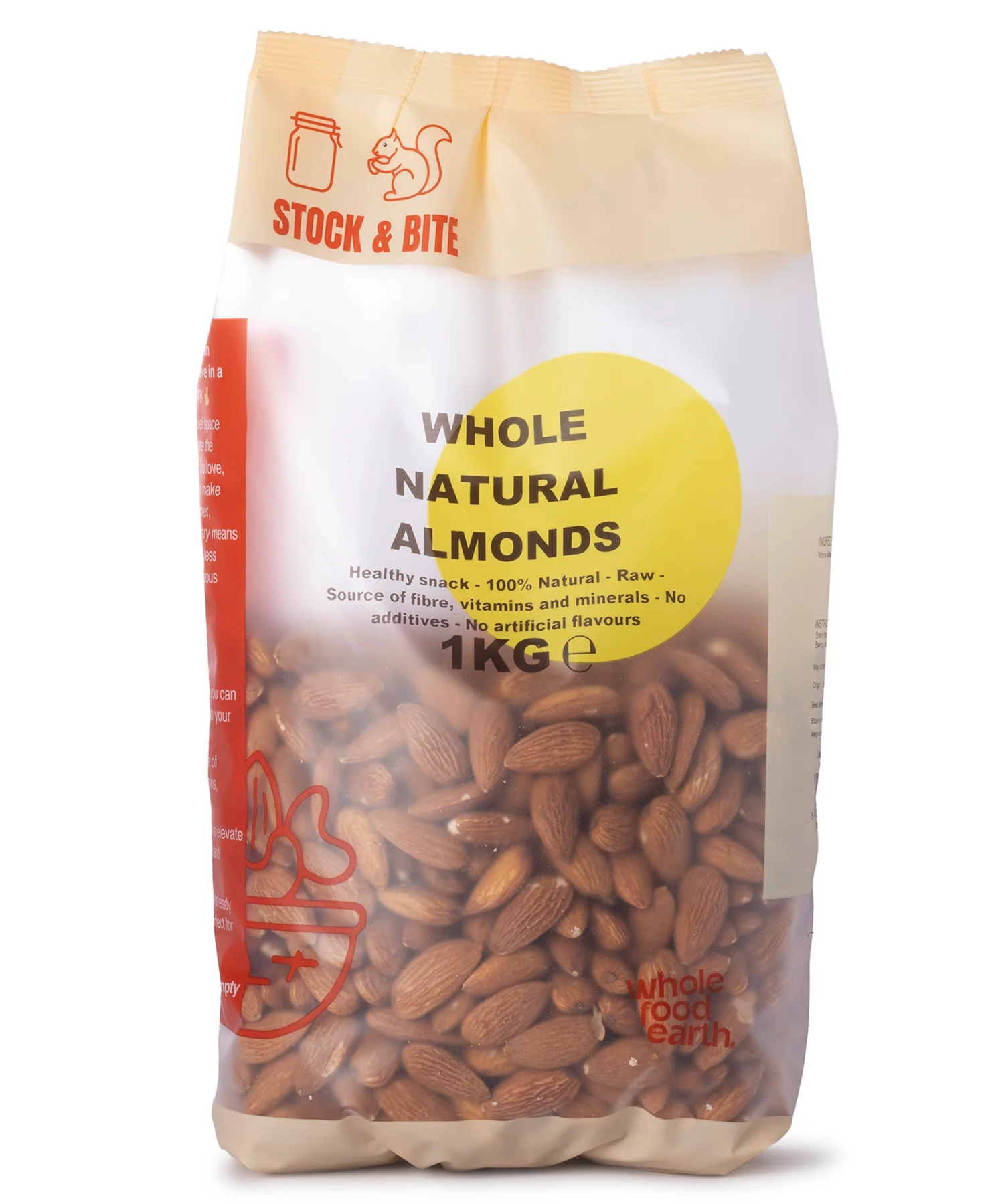Whole Natural Almonds - Stock & Bite