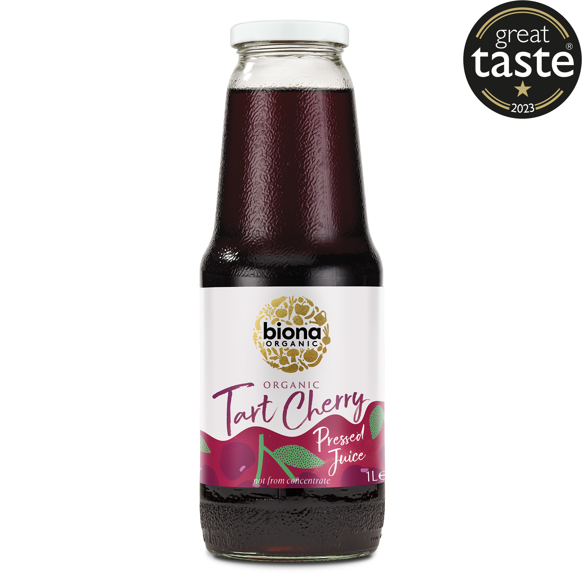 Organic Tart Cherry Juice Pure - NFC - 1L - Biona