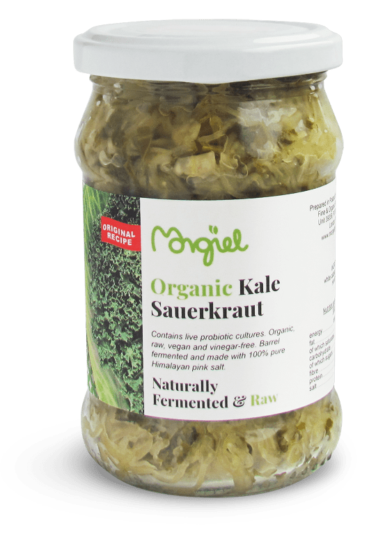 Organic Raw Sauerkraut with Kale - 300g - Morgiel