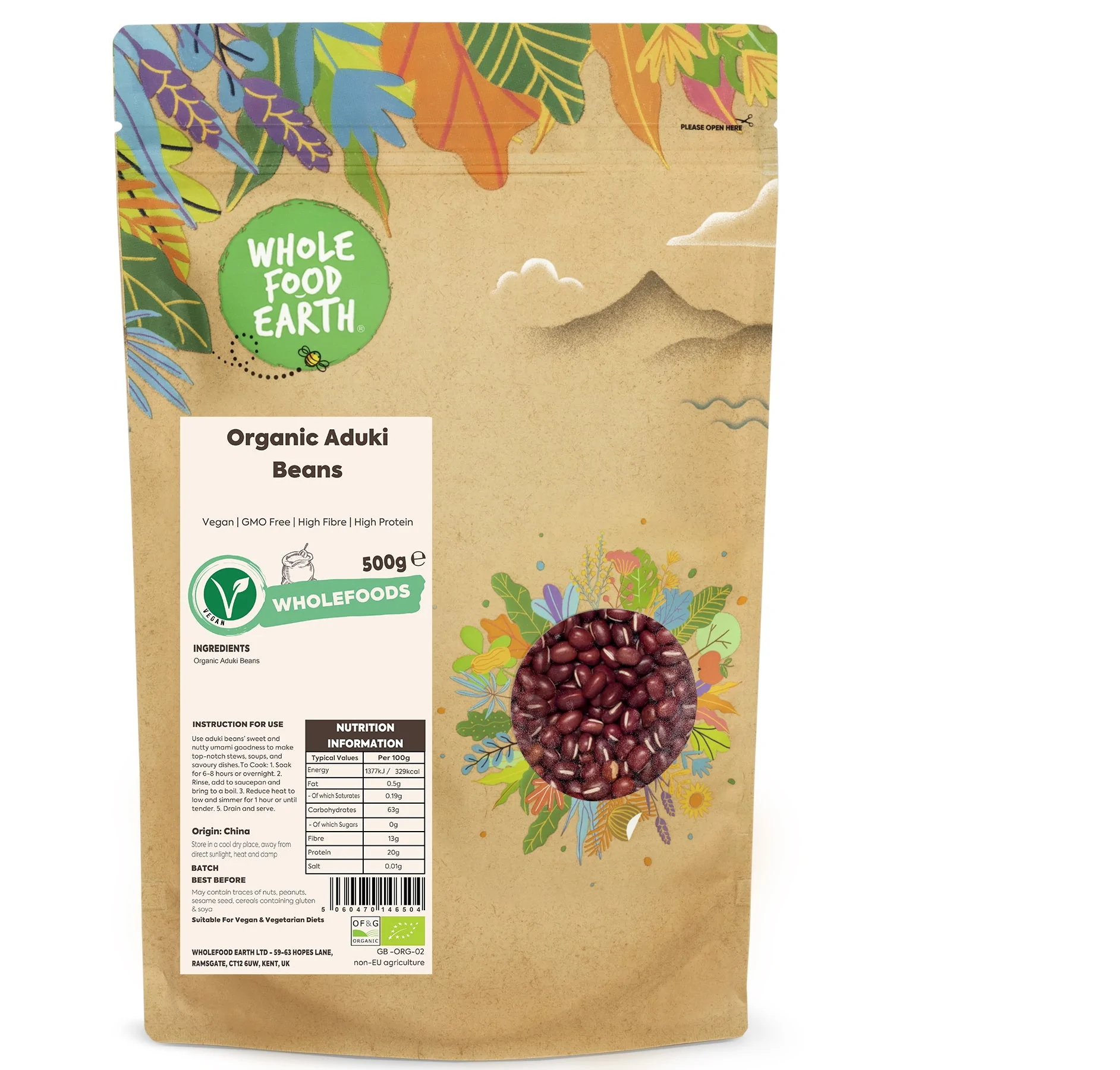 Organic Aduki Beans