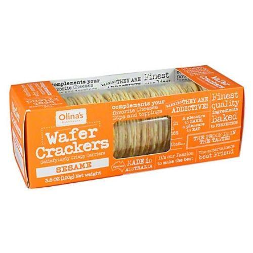 Wafer Crackers Sesame - Olinas Bakehouse - 100g