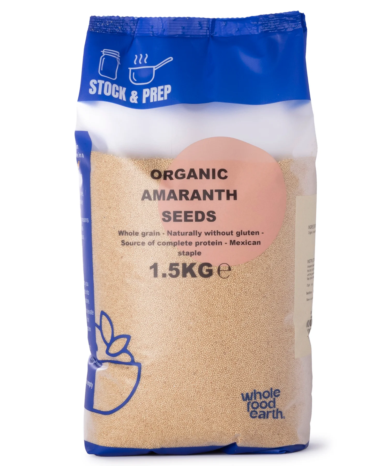 Organic Amaranth Seed - Stock & Prep - 1.