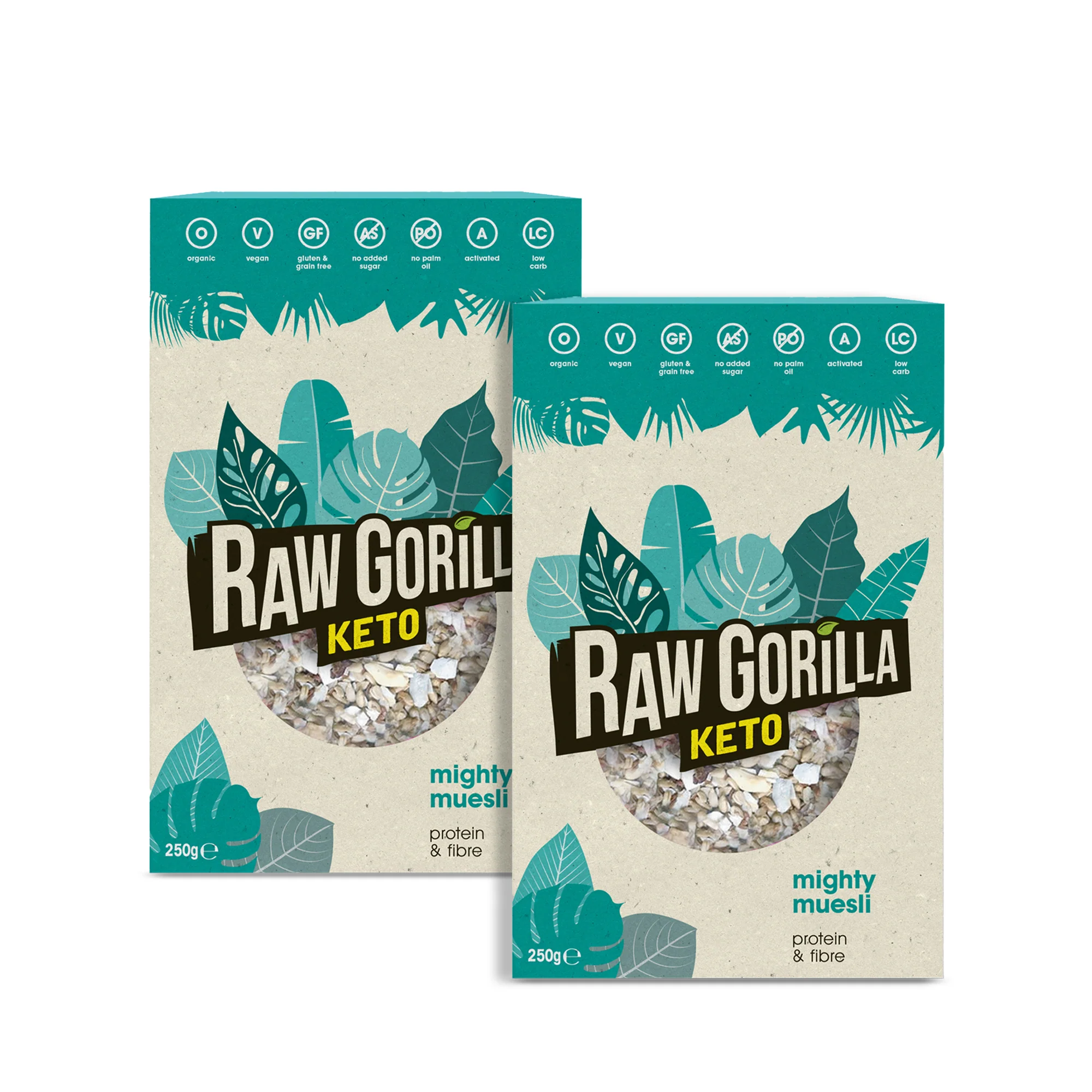 Organic Mighty Muesli Keto - - Raw Gorilla 2 pack