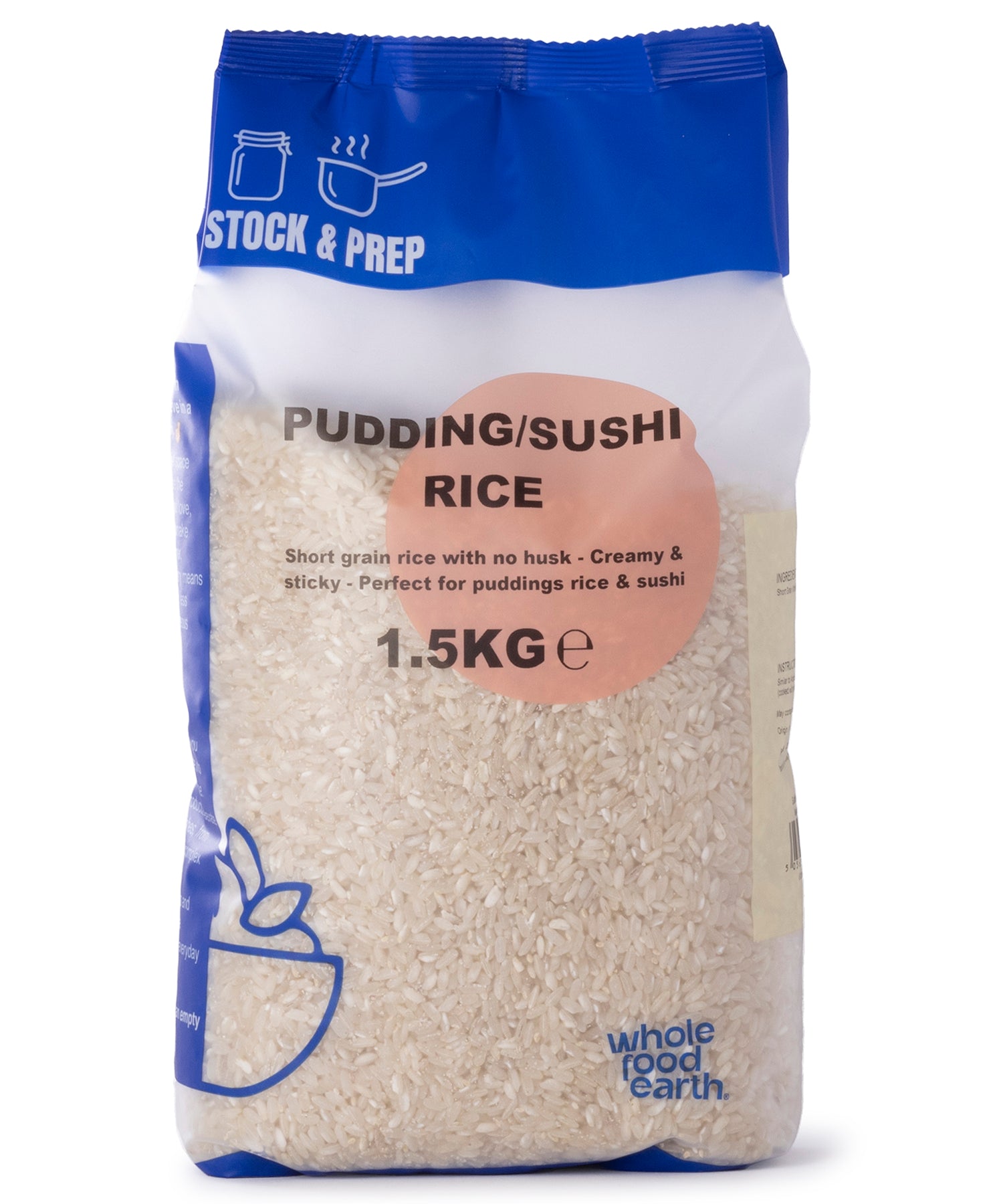 Pudding/Sushi Rice - Stock & Prep - 1.5kg