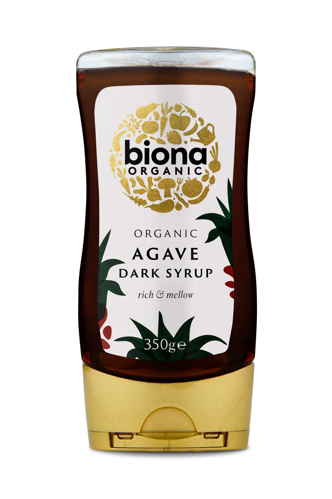 Organic Agave Dark Syrup Squeezy - 350g - Biona