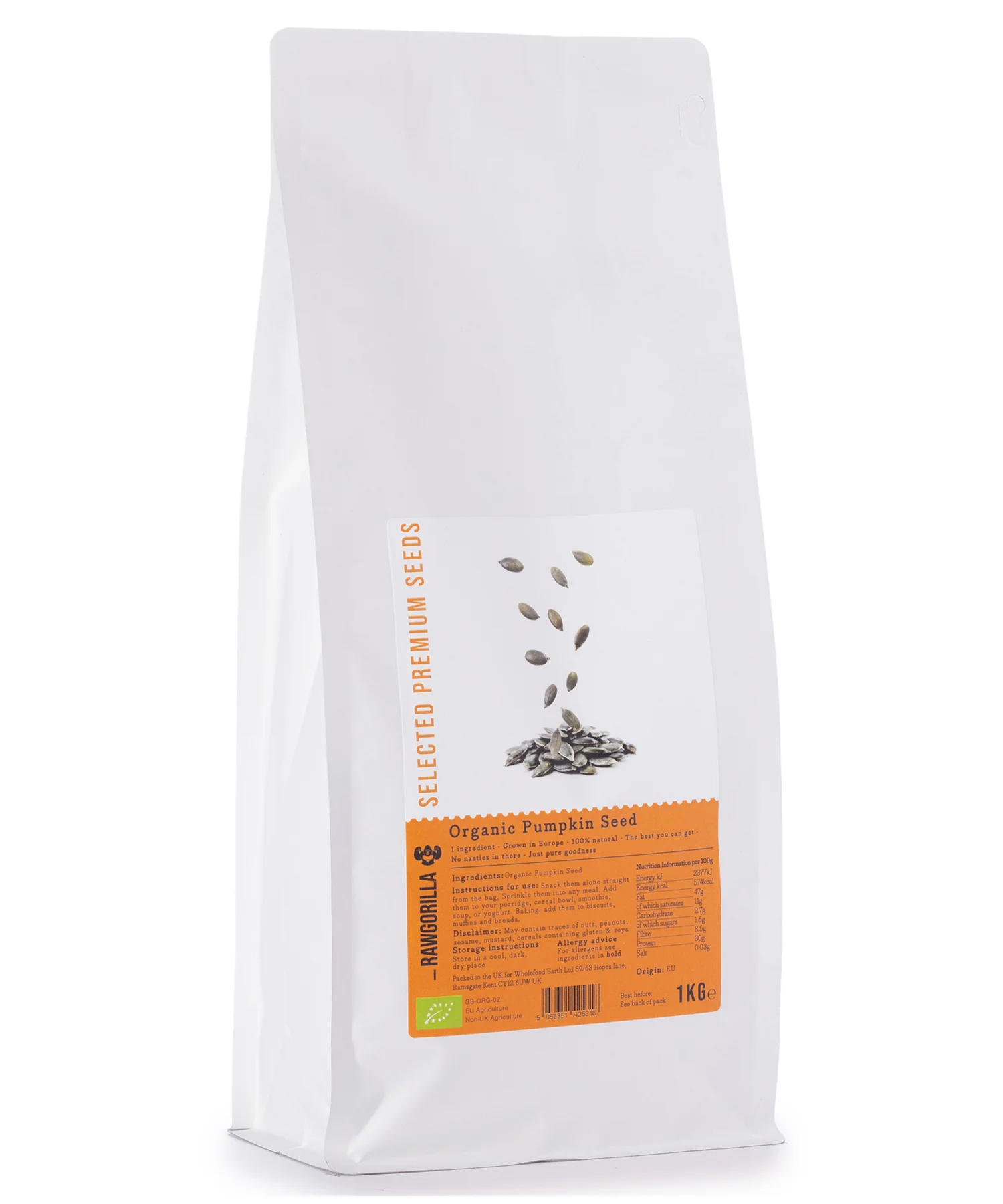 Organic Pumpkin Seed - RAWGORILLA