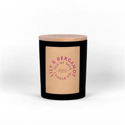 Lily & Bergamot Black Candle