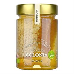 Org Acacia Honey with Honeycom