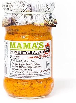 Mama's: Home Style Ajvar Fire Hot (Ay-var) Roasted Red Pepper Spread (290g)
