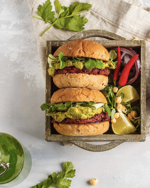 Celebrity Vegan Burger 326