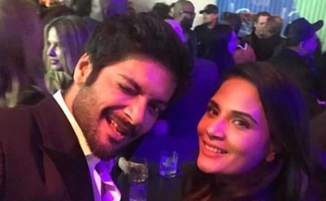 Ali Fazal and his girlfriend and actor Richa Chadha attended the pre-Oscar WME party