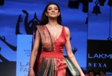 Sushmita Sen walked the ramp at the Lakme Fashion Week Winter/Festive 2018