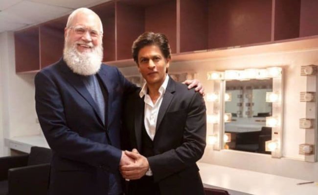 Shah Rukh Khan was seen in a candid interview with American talk show host David Letterman