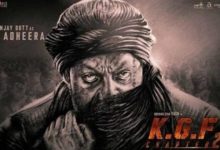 Sanjay Dutt’s first look as Adheera from KGF: Chapter 2 out