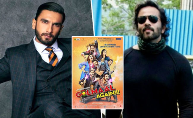 Rohit Shetty & Ranveer Singh To Reunite For A Mega Comedy, Golmaal 5 delayed!