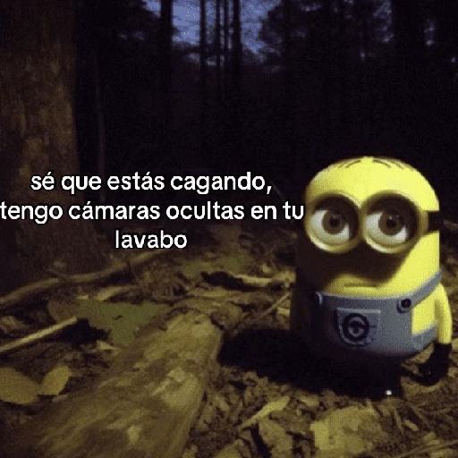 stickers_🌳🤓MINION_en_el_bosque_🤓🌳_