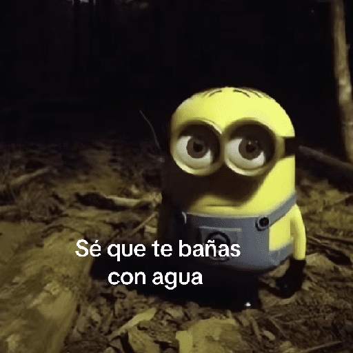 stickers_🌳🤓MINION_en_el_bosque_🤓🌳_