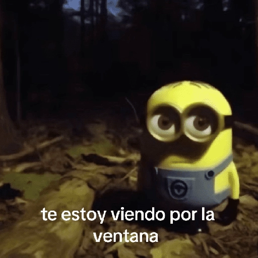 stickers_🌳🤓MINION_en_el_bosque_🤓🌳_