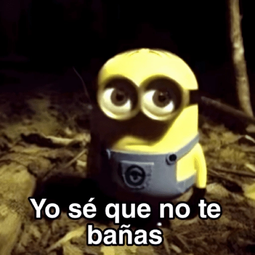 stickers_🌳🤓MINION_en_el_bosque_🤓🌳_