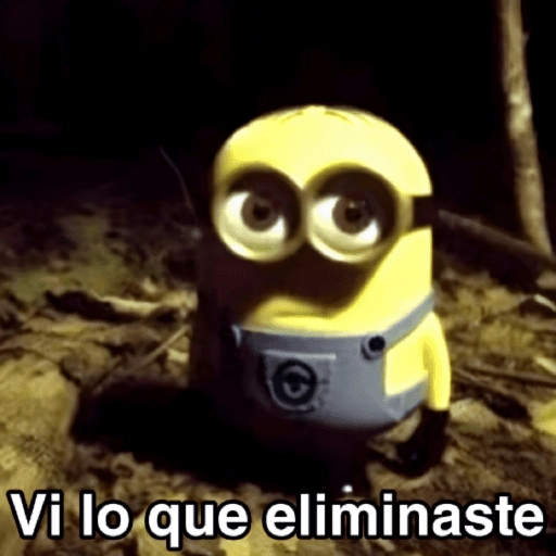 stickers_🌳🤓MINION_en_el_bosque_🤓🌳_