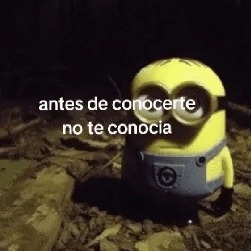 stickers_🌳🤓MINION_en_el_bosque_🤓🌳_