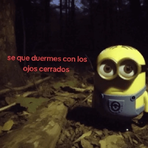 stickers_🌳🤓MINION_en_el_bosque_🤓🌳_