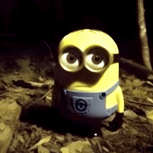 stickers_🌳🤓MINION_en_el_bosque_🤓🌳_