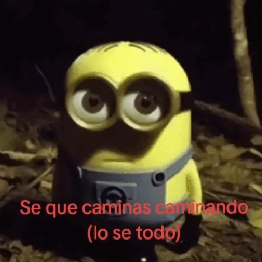 stickers_🌳🤓MINION_en_el_bosque_🤓🌳_