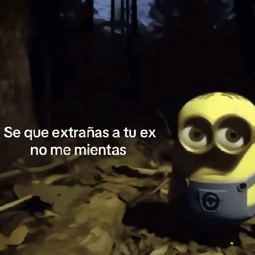 stickers_🌳🤓MINION_en_el_bosque_🤓🌳_