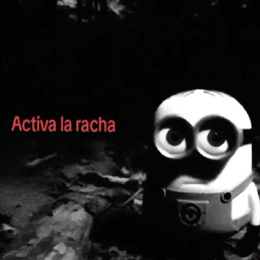 stickers_🌳🤓MINION_en_el_bosque_🤓🌳_