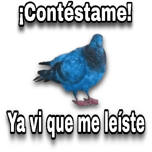 stickers_🤬No_me_dejes_en_visto✓✓_