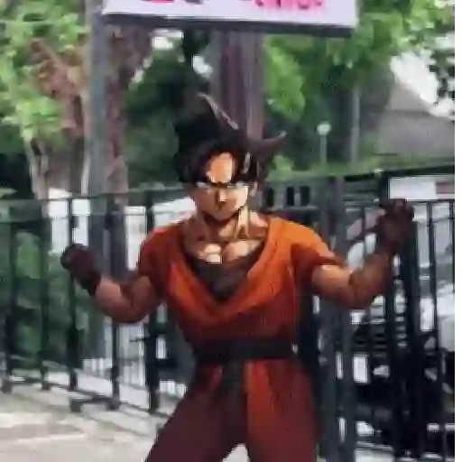 stickers_Goku_bailando_Random😜
