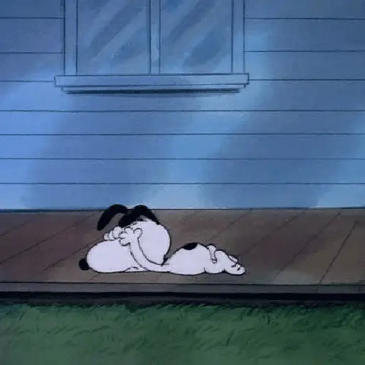 stickers_snoopy_😔