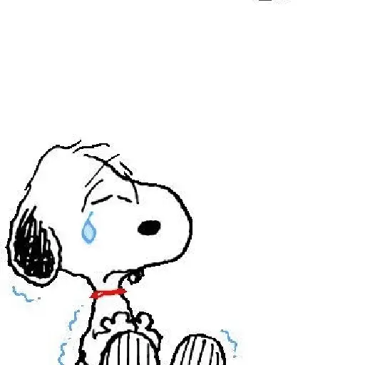 stickers_snoopy_😔