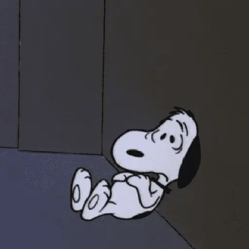 stickers_snoopy_😔