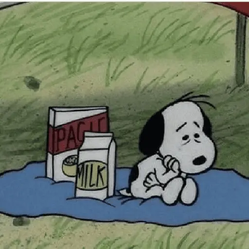 stickers_snoopy_😔