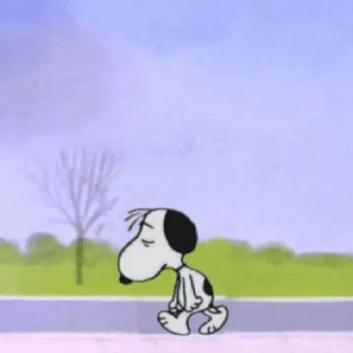 stickers_snoopy_😔