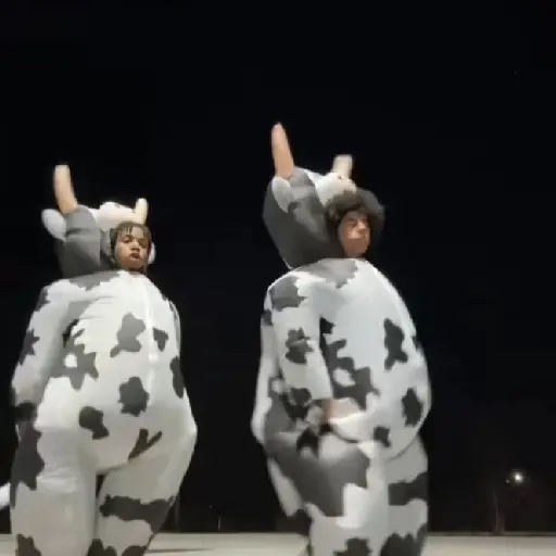 stickers_vaca_bailando_😎