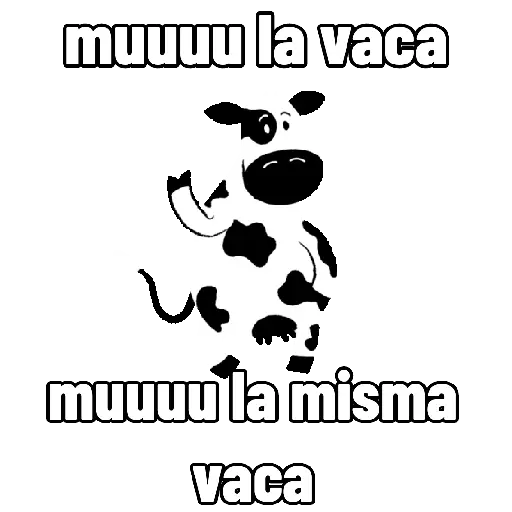 stickers_🐄🐄__Vaca_Bailando_🐄🐄