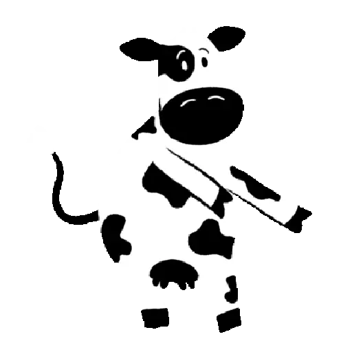 stickers_🐄🐄__Vaca_Bailando_🐄🐄