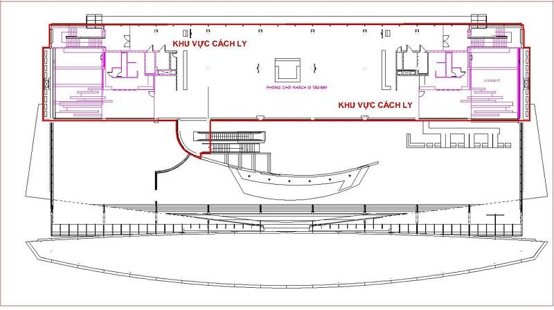 Mặt bằng nhà ga hành khách tầng 2 của sân bay Tuy Hòa.jpg