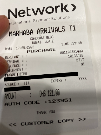 Dubai VOA fees for Indians through the Marhaba stall