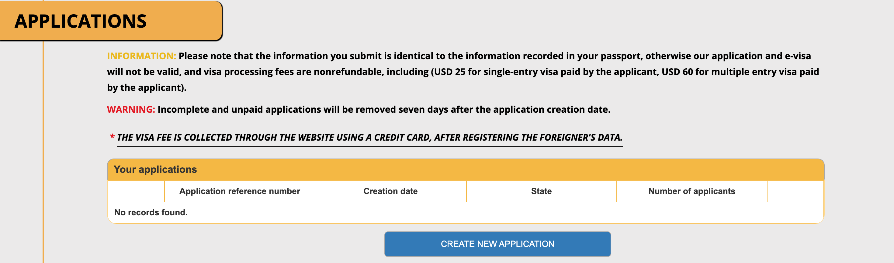 Egypt eVisa electronic visa portal homepage and visa status check