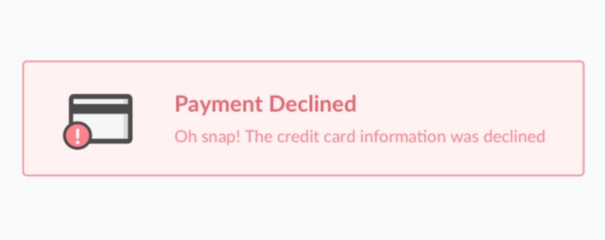 Payment Declined
