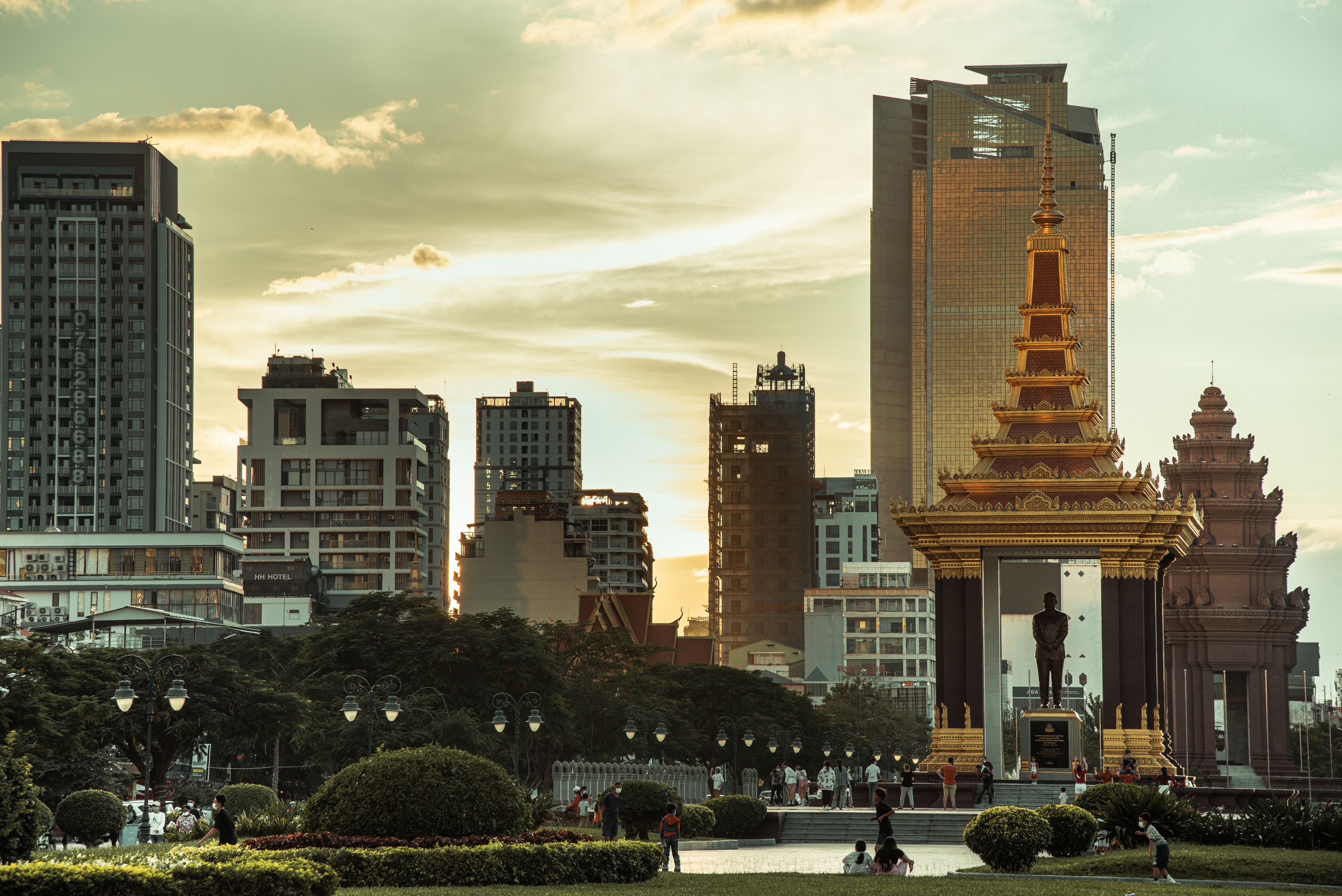 buildings in cambodia during daytime