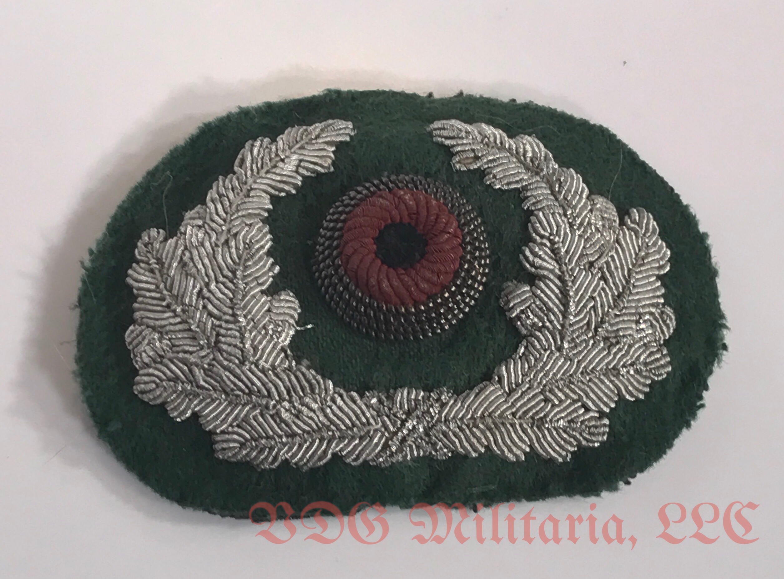 Early West German BGS Bullion Visor Cockade